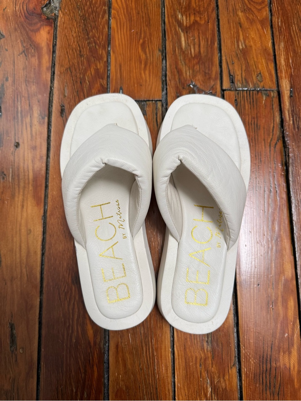 Beach by Matisse White Izzie Sandal Size 10